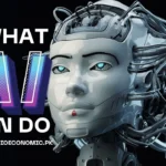 A futuristic digital AI interface showcasing autonomous agents, quantum AI, cybersecurity, and multimodal AI trends dominating technology in 2025.