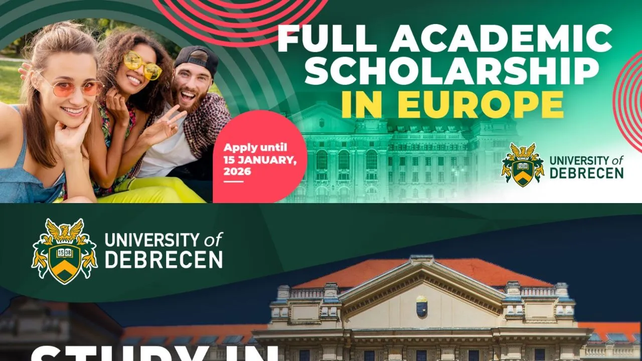 University of Debrecen Hungarian Scholarship 2026 fully funded for international students including tuition fee, monthly stipend, accommodation and health insurance